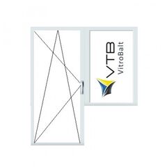 PVC WINDOW 602 SERIES SIZE 2160Х1560 MM