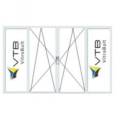 PVC WINDOW 602 SERIES LOGGIA SIZE 1600Х3000 MM