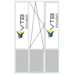 PVC WINDOW 602 SERIES LOGGIA SIZE 2500Х3000 MM