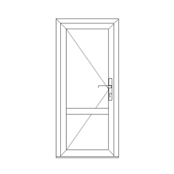 PVC PLAST 1/ WHITE DOOR