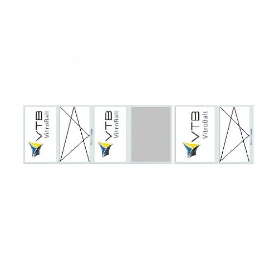 PVC LOGS 467.SĒRIJA LODŽIJA IZMĒRS 1330Х4900 MM